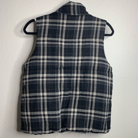 Anthropologie DRA Los Angeles Plaid Button Up Vest - Picture 3 of 6